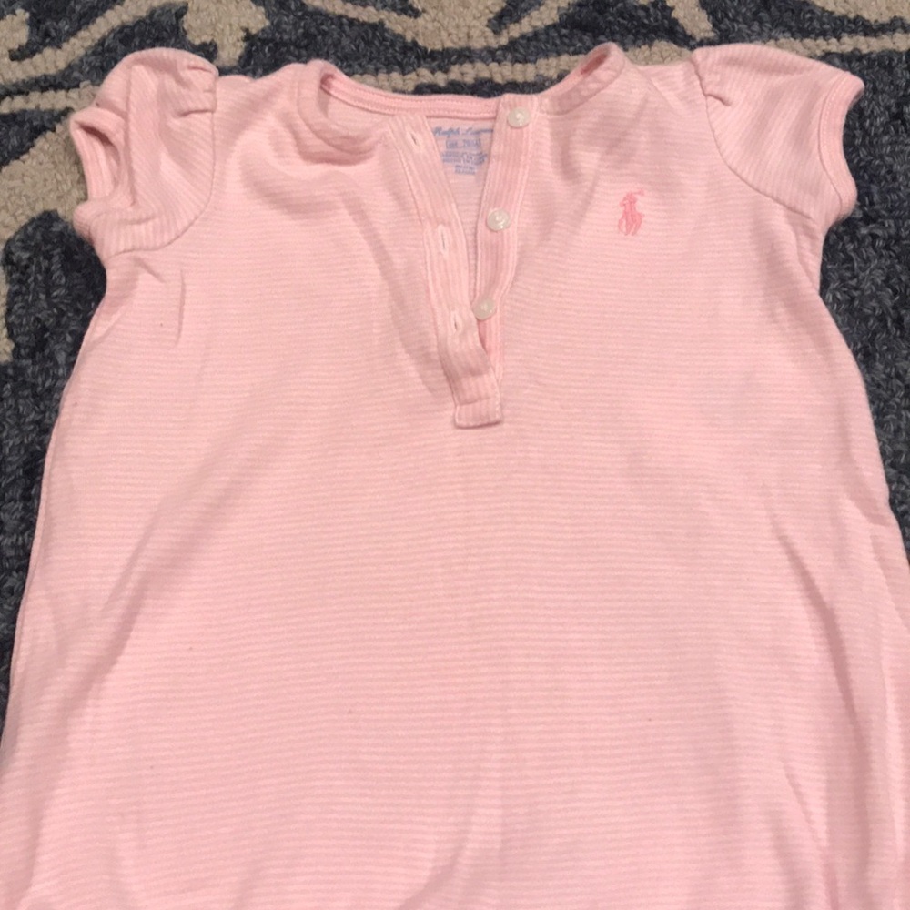 Ralph Lauren Striped Baby Romper!